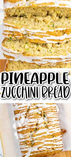 this pineapple zucchini bread is so delicious and easy to make