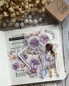 Purple Spread 💜 #journal #scrapbooking #aesthetic #stationery #arts #journalcommunity #fyp #xuhuong Scrapbooking Aesthetic, Keep Life Simple, Scrapbooking, Stationery, Purple, Art