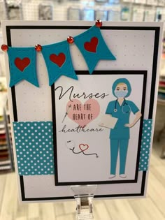 nurses are the heart of healthcare card