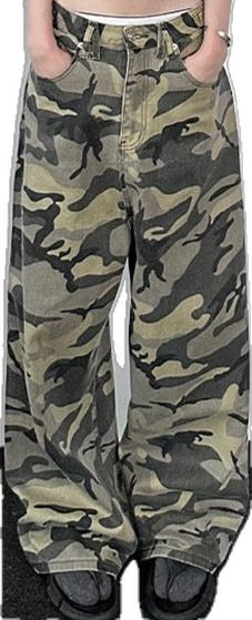 Military Style Wide Leg Summer Bottoms, Military Style Camouflage Trousers, Camouflage Wide Leg Military Pants, Summer Combat Camouflage Bottoms, Baggy Military Cargo Pants, Baggy Camouflage Bottoms For Summer, Casual Wide Leg Camouflage Bottoms, Summer Military Style Cargo Pants, Summer Military Camouflage Bottoms