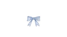 a blue bow on a white background