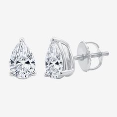 Diamond Clarity: Si2-I1Earring Back: Screw Back PostSetting: ProngShape: PearStone Cut: PearDiamond Color: H-IMetal Color: WhiteRounded Carat Weight: 1 Ct. T.w.Care: Wipe CleanStone Type: 2 Lab Grown DiamondAuthenticity: Lab Grown DiamondBirthstone: April BirthstoneEarrings Type: Post EarringsEarrings Style: Stud Earrings, Solitaire EarringsMetal: 10k White GoldAssembled in the US from Imported Materials Classic Pear-shaped White Gold Diamond Earrings, Fine Jewelry White Pear Diamond Earrings, White Brilliant Cut Pear Shaped Diamond Earrings, White Pear-shaped Diamond Earrings Fine Jewelry, White Pear-shaped Diamond Earrings With Brilliant Cut, White Pear-shaped Brilliant Cut Diamond Earrings, White Pear-shaped Diamond Earrings, Gia Certified White Gold Teardrop Earrings, Pear-shaped Vvs Clarity White Gold Diamond Earrings