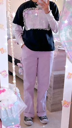 Goth Guy Outfits, Fairy Kei Boy, Fairy Kei Outfit, Agender Fashion, Adopt Inspiration, Kawaii Boy Outfits, Kawaii Fits, Kei Outfits