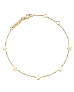 Zoe Chicco 14K Yellow Gold Star Bracelet Elegant Yellow Gold Star Bracelet, Nameplate Bracelet, Jewelry Star, Dainty Gold Jewelry, Dainty Gold Bracelet, Yellow Bracelet, Yellow Star, Zoe Chicco, Bracelets Gold Diamond