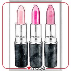 three lipsticks on a pillow are shown