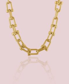 Link Choker Necklace | Lifetime Guarantee | Oma the Label Modern Gold Choker For Everyday, Link Extension, Link Design, Cylinder Shape, Stackable Bracelets, Link Necklace, Jewelry Care