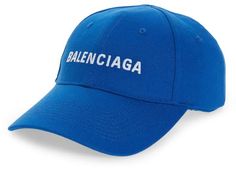 Balenciaga Classic Sea Baseball Cap Panel Hat, Cotton Twill, Baseball Cap, Balenciaga