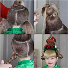 Metdaan Diy, Cindy Lou Who, Wacky Hair Days, Going Out Hairstyles, Wacky Hair, Cindy Lou