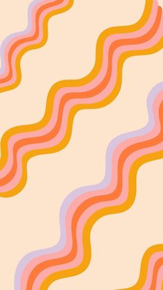 an abstract background with wavy lines in pastel colors