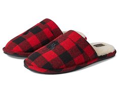 Polo Ralph Lauren Irving Wool Scuff - Men's Shoes : Red : Keep your feet warm and cozy in the Polo Ralph Lauren Irving Wool Scuff slippers. Slip-on style. Classic round toe silhouette. Padded footbed for lasting comfort. Signature Pony Player embroidered on front. Textile upper. Textile lining and insole. Rubber outsole. Imported. Measurements: Weight: 11 oz Product measurements were taken using size MD (US Men's 9-10), width M. Please note that measurements may vary by size. Weight of footwear Winter Indoor Slippers With Cushioned Footbed, Cushioned Winter Indoor Slippers, Cushioned Indoor Slippers For Winter, Casual Indoor Slippers With Cushioned Footbed, Casual Cushioned Indoor Slippers, Comfy Cushioned Slippers For Fall, Winter Indoor Slippers With Removable Insole, Casual Cushioned Slippers For Fall, Casual Cushioned Slippers For Winter