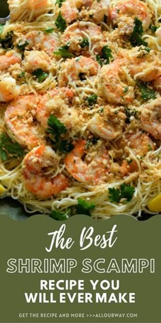 the best shrimp scampi recipe you will ever make