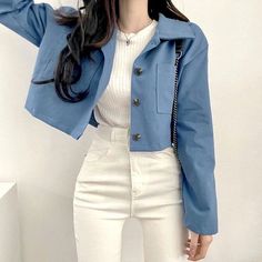 Formal Casual Korean Outfits, Korean Casual Outfits Girl, Kpop Style Inspired Outfits, Korean Outfits Elegant, Outfit With Shades, Korean Inspired Outfits, Ootd Korean Style, Korean Outfit Street Styles, Casual College Outfits