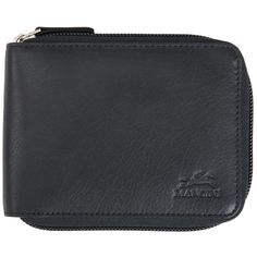 Influenced from the Monterrey rugged coast, this collection has a range of styles for the most discerning gentleman. Featuring the latest RFID wave blocking technology to ensure your data and cards are safe. Our Monterrey collection is handcrafted in a strong top grain drum dyed cowhide. This unique wallet features a full zipper to keep contents secure. It is equipped with multiple credit card slots and a removable passcase that is perfect for occasions when you need to carry just a few cards. C Classic Rfid Blocking Cases For Everyday Use, Unique Wallets, Travel Luggage, Travel Accessories, Card Slots, Zip Around Wallet, Gentleman, Credit Card, Black Leather