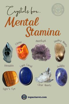 Crystals for Mental Stamina 🔮 

Boost your mental strength with crystals for stamina and focus! 🔮✨ These powerful gems offer grounding energy to help you stay steady, resilient, and clear-minded. Embrace the calm and let your mind shine with clarity and purpose. 💎💫 #thetopaztarot #topaztarot #Crystals #crystalsforMentalStamina #MentalStamina #CrystalHealing Mental Strength