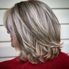 80+ Youthful Hairstyles & Haircuts for Women Over 50 Styles For Long Thick Hair, Platinum Balayage, Balayage Bob, Styles For Women Over 50, Mid Length Hair With Layers, Short Hairdos, Going Grey, Modern Haircuts, Blending Gray Hair