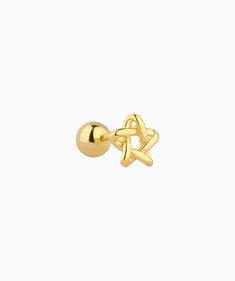 Simple and modern, this hollow out star stud looks adorable on its own or stacked with other lovely jewels. Perfect for daily outfit! Detail： -Material: gold plated with internal S925 Sterling Silver or S925 Sterling silver -Nickel free and sensitive skin friendly. -Gauge: 20g | 0.8mm-Post length: 6mm -Dimensions: 5mm Length x 5mm Width-Include: single item-Closure: screw ball back * Piercings are sold individually for layering purposes. Sold individually. Mix and match the pieces for a unique l Trendy Gold Piercings For Gift, Trendy Gold Internally Threaded Piercings, Gold Piercings With Star Charm As Gift, Elegant Gold Star Piercings, Gold Celestial Style Piercings As Gift, Celestial Gold Piercings As Gift, Celestial Gold Piercings For Gift, Gold Celestial Internally Threaded Piercings, Gold Celestial Piercings With Internally Threaded Details