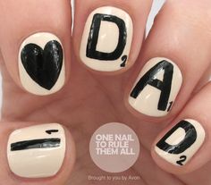 One+Nail+To+Rule+Them+All:+Fathers+Day+Nail+Art+for+Avon Two Color Nails, Modern Nail Art, Ten Nails, New Nail Art Design, Marble Nail Art, Short Square Nails, Modern Nails, Nail Design Ideas, Holiday Nail Art