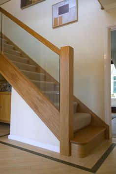 Wooden Railing Stairs, Round Stairs Design, Under Stair Garden, Stair Garden, Painted Stair Railings, Baddie Bedroom, Round Stairs, Under Stair, Staircase Interior Design