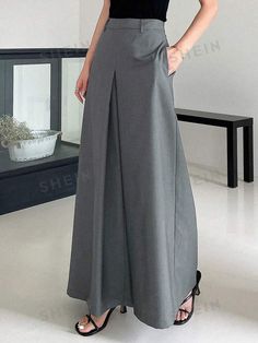 High Waist Wide Leg Pants, Elegante Casual, Women Pants, Kendall Jenner Style, Work Outfits Women, Formal Outfit, Maxi Dress With Sleeves, Women Trends, Business Fashion