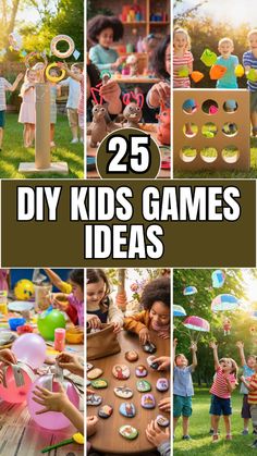 25 diy kids games ideas that are fun and easy to do with the kids