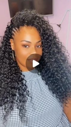 Water Wave Hairstyles For Black Women, Ocean Wave Crochet Hairstyles, Water Wave Crochet Hairstyles, Freetress Beach Curl Crochet, Crochet Hair Styles Freetress, Water Wave Crochet, Pick A Side, Crochet Hairstyles, Beach Curls