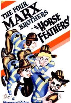 the four marx brothers and their horse feathers