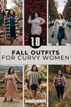 Get ready for fall with these stunning plus size outfit dresses! From cozy knits to chic prints, these dresses will have you looking and feeling fabulous all season long. #plussizefashion #falloutfits #dresses #curvygirl #autumnstyle #bodypositive #fallfashion #ootd #curvystyle #fallvibes Fall Outfits For Curvy Women 2024, Plus Outfits For Fall, Curvy Women Outfits Winter, Fall Fashion Curvy Body Types, Plus Size Fall Style, Fall Outfits For Bigger Women, Fall Fashion 2024 Plus Size Women, Fall Outfits For Short Curvy Women, Curvy Fall Outfits 2024