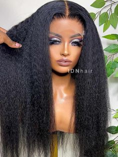 Anabel Kinky Straight 5x5 HD Lace Closure Wig Virgin Hair Wigs, Human Virgin Hair, Color Your Hair, Lace Closure Wig, Closure Wig, Straight Wig, Hair Color For Black Hair, Indian Hairstyles, Hd Lace