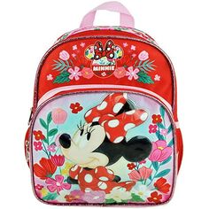 Mini Backpack, Size: ~10" x 8" x 3"; Licensed Product Size: 10.00"H, 8.00"L, 4.25"D.  Color: Multicolor.  Gender: female.  Age Group: kids. Mouse Color, Mini Backpacks, Backpack Material, Disney Alice, Disney Kids, Left Or Right, Mini Backpack, Leather Mini, 10 Inch