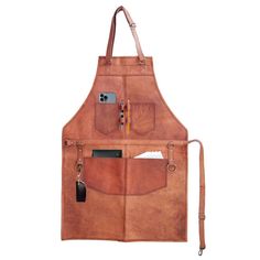 Upgrade your kitchen game with these genuine leather aprons! Perfect for BBQ, cooking, blacksmithing, and more 🍳 Durable, adjustable, and with pockets! #Apron #ChefLife #KitchenEssentials 🛠️ Chef Bag, Barber Apron, Leather Apron, Chef Apron, Classic Brown, New Year Gift, Linen Textile, Solid Pattern, Blacksmithing