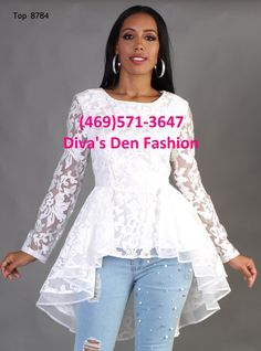 For Her NYC 8784 White Non-stretch Party Blouse, White Wedding Top For Spring, White Spring Wedding Top, Nyc Spring, African Men Fashion, Diva Fashion, Top Fabric, Affordable Fashion, African Fashion