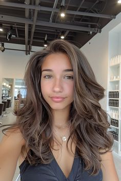 Shades of Brown: 40 Different Brown Hair Color Shades You Need To See - Flo's Blog Dishwater Brown Hair, Face Framing Babylights, Different Brown Hair, Natural Brunette Hair, Different Brown Hair Colors, Cool Brown Hair, Reduce Dandruff, Brown Hair Color Shades, Rosemary Hair