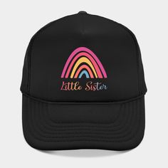 Welcome to the world little sister -- Choose from our vast selection of Trucker hats to match with your favorite design to make the perfect custom graphic Hat. Customize your color! For men and women. Pink Trucker Hat, Big Little Reveal, Welcome To The World, Big Little, Little Sisters, Trucker Hats, To The World, Trucker Hat, Men And Women