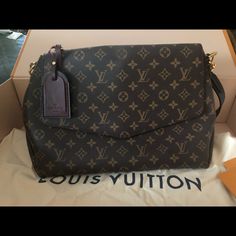 Like New. Excluding The Receipt, Dust Bag And The Box Lv Bag, Louis Vuitton Damier, Louis Vuitton Monogram, Louis Vuitton Bag, Like New, Dust Bag, Bag Lady, Louis Vuitton, Monogram