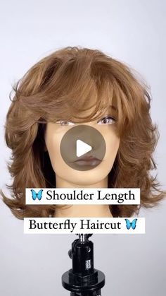 Butterfly Layer Hair, Short Layer Medium Length Hair, Butterfly Haircut On Medium Length Hair, Short Layer Haircuts For Women, Butterfly Haircut In Short Hair, Butterfly Haircut With Bangs Medium Hair, Short Hair Butterfly Cut With Bangs, Butterfly Layered Haircut Short, Short Hair Butterfly Haircut