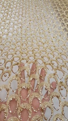 54 inch w gold lace light weight beautiful Fabric special to make a gorgeous prom drees if you want order more than one yard we will send in one piece yards continuos Gold Lace Gown, Gold Lace Fabric, Lace Fabric Diy, Golden Lace, Diamond Jewelry Set, Fall Plus Size, Peacock Pattern, Gold Jewelry Stores, Diamonds Jewelry