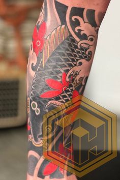 Beautiful Koi completed by Enku at Lighthouse Tattoo, Botany. @enkutattoo @lighthouse_tattoo Sydney, Australia