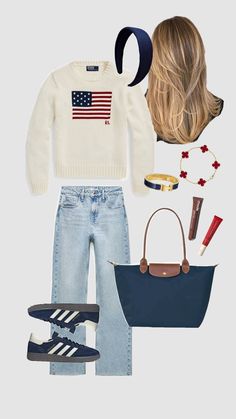 Longchamp Outfit, Casual Preppy Outfits, Preppy Look, Aesthetic Fits, Adidas Outfit, Paris Outfits, Cute Lazy Day Outfits, Stockholm Fashion, Lazy Day Outfits