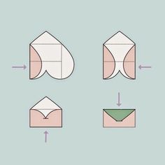 how to make origami envelopes with paper step by step instructions for beginners