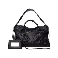 Balenciaga The City 2way Bag Black Width: About 38cm Height: About 24cm Depth: About 13cm Handle: About 36cm Shoulder: About 61cm (Detachable) Bags Balenciaga, Balenciaga Bag, City Bag, Balenciaga City Bag, Balenciaga, Black Color, The City, Bag Lady, Purse