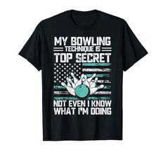 PRICES MAY VARY. Lightweight, Classic fit, Double-needle sleeve and bottom hem Bowling T Shirts, Top Secret, Shop Top, Fashion Brands, Bowling, Branded T Shirts, Top Styles, Fashion Branding, T Shirts