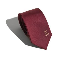 Elevate your style with Lost Pattern's exquisite silk tie, perfect for both women and men. This sophisticated accessory is designed to add a touch of flare and personality to any outfit. Handcrafted from the finest silk and adorned with delicate embroidery of "cherries", our silk tie showcases a playful yet elegant design. This subtle detail adds a charming twist to your look, making a statement of individuality and style. Product Information: 100% silk tie for men & women 57" x 2. 8" (146x7cm) Embroidery Gifting perfect box included Dry clean Only Elegant Burgundy Fitted Suit And Tie Accessories, Elegant Fitted Burgundy Suit And Tie Accessories, Classic Burgundy Ties For Formal Occasions, Elegant Burgundy Tie For Formal Occasions, Elegant Burgundy Ties For Semi-formal Occasions, Elegant Burgundy Suit And Tie Accessories For Business, Elegant Burgundy Suit And Tie Accessories For Semi-formal Occasions, Luxury Tie For Gift, Elegant Red Suit And Tie Accessories For Formal Events