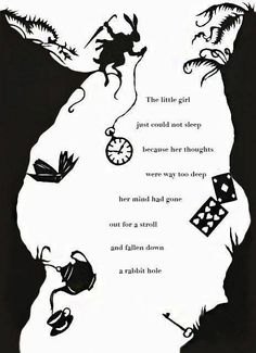 an image of a poem written in black and white with images of animals on it