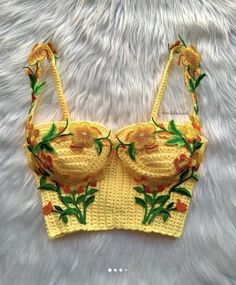 Crochet Diy, Crochet Top Pattern, Crochet Techniques