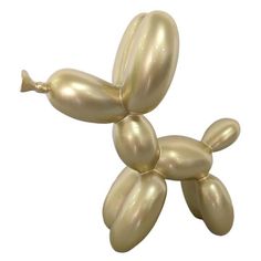 an inflatable balloon dog is shown on a white background with clippings