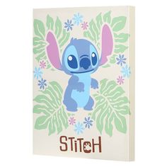 a book with an image of stitch on it