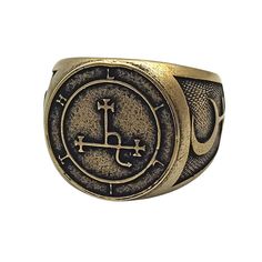 Mighty sigil signet ring for receiving Lilith’s favours Do you feel a necessity to become more confident, respected and get the ability to convince others? In that case, all you need is a signet ring of Lilith. This ring will empower you from inside without any scarifies made. Lilith is a well-known demonic woman from Jewish mythology. This signet ring contains engraved depictions of main Lilith’s symbol of sigil and snake scales on the both sides. The custom-made ring is made from Italian bronz Demonic Woman, Jewish Mythology, Sigil Of Lilith, Satanic Jewelry, Lilith Sigil, Witchcraft Jewelry, Snake Scales, Witch Rings, Witch Jewelry