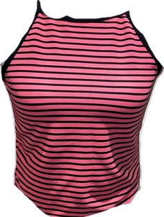 Spring Striped Sports Tops, Striped Fitted Sportswear Top, Fitted Striped Tops For Sports, Pink Sporty Tops For Beach, Black Striped Shirt, Pink And Black, Shirt Color, Striped Shirt, Black Stripes