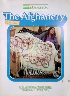 the afghanery vol 27, no 1 - knitting pattern book by knit crochet and afghan stitch