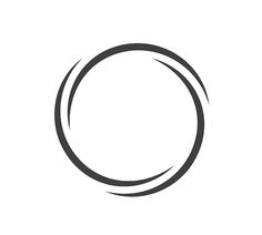 a black and white photo of a circle